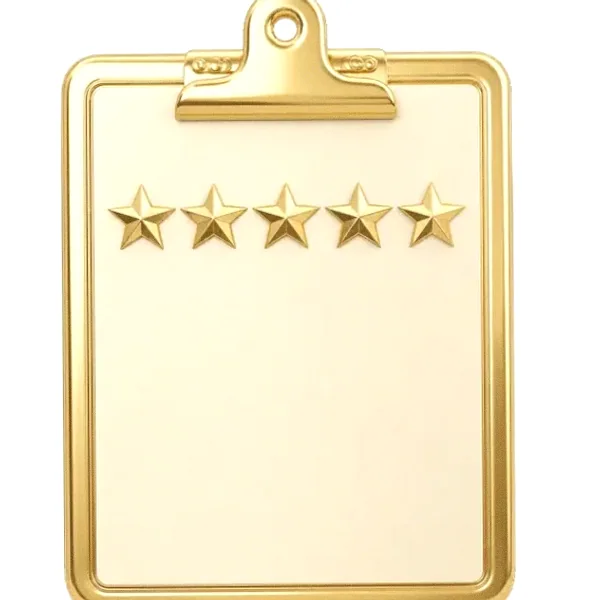 Star rating clipboard — Spinfin