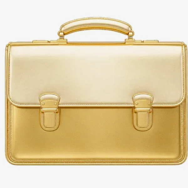 Leather briefcase — Spinfin