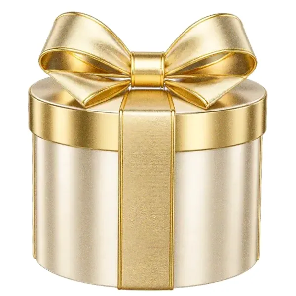 Round gift box — Spinfin