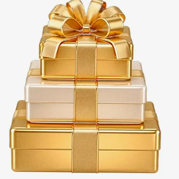 Stacked gift boxes — Spinfin