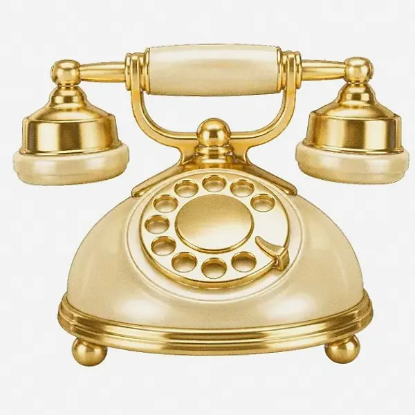 Vintage rotary telephone — Spinfin